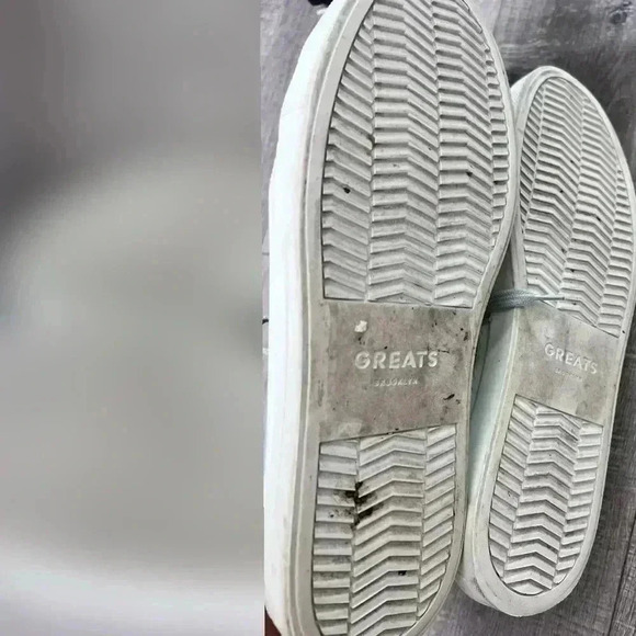 GREATS The Royale Knit Sneakers in Grey/White Size 13 - Picture 5 of 7